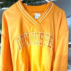 Vintage Tennessee Volunteers BIKE Pullover Windbreaker Jacket Orange NCAA VOLS